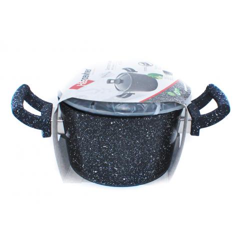 Кастрюля со стеклянной крышкой Granit 14x9,5см