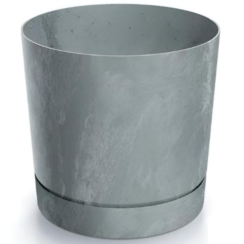  Горшок цветочный TUBO BETON EFFECT. d-14.8cm/1.8L